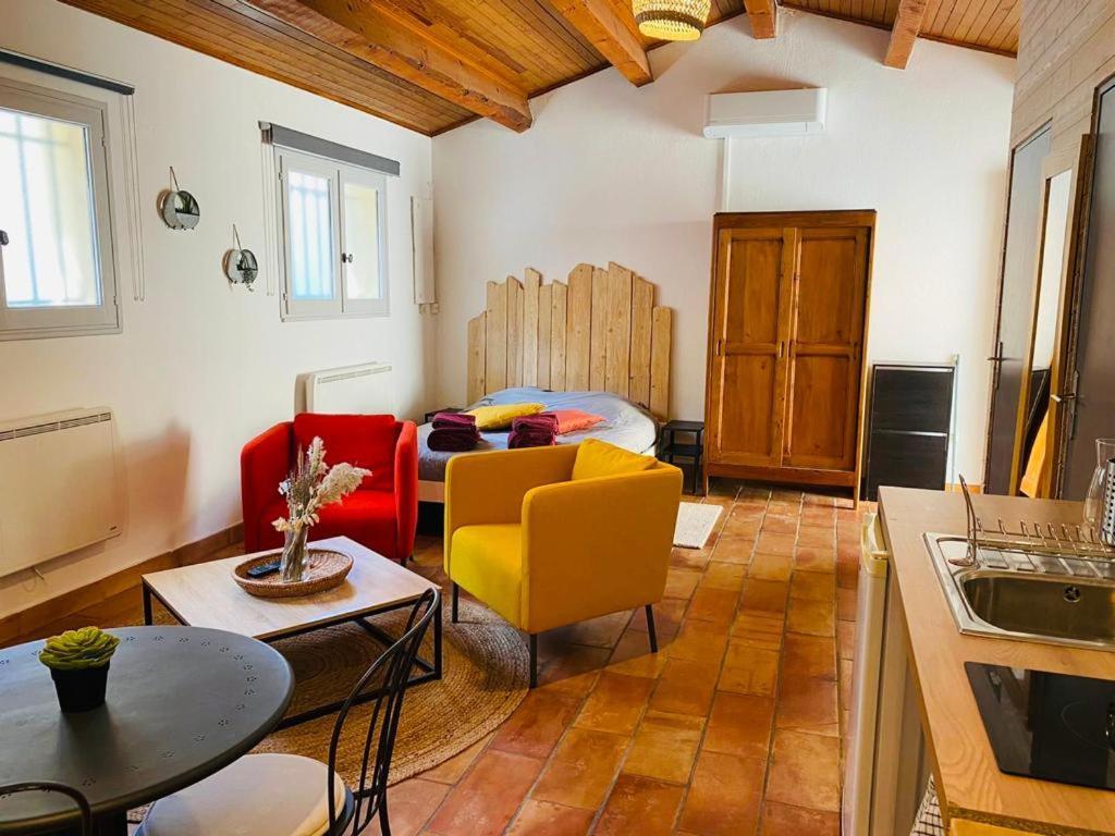 Studio île de la Barthelasse à deux pas du centre Avignon Extérieur photo